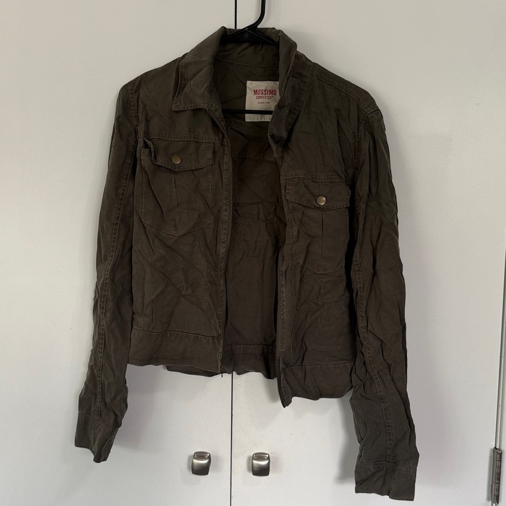 Mossimo Green Utility Jacket, size medium